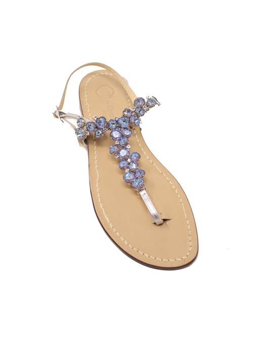 sandali capresi gioiello Da Costanzo | S3099BLUVIOLA